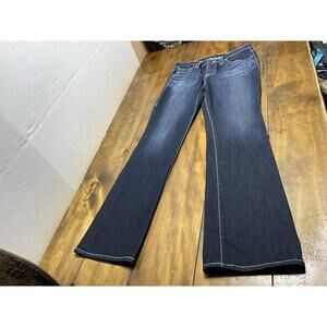 Big Star Hazel Bootcut Womens Dar Wash Embroidered Jeans Size 27R